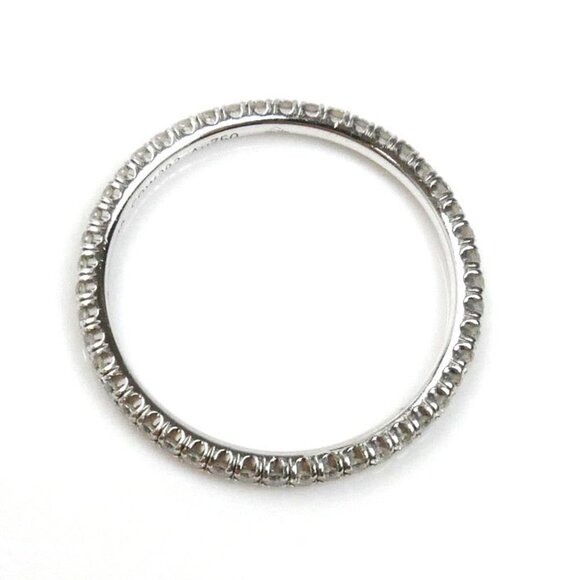 CARTIER 18k White Gold Diamond Ring - Picture 4 of 8